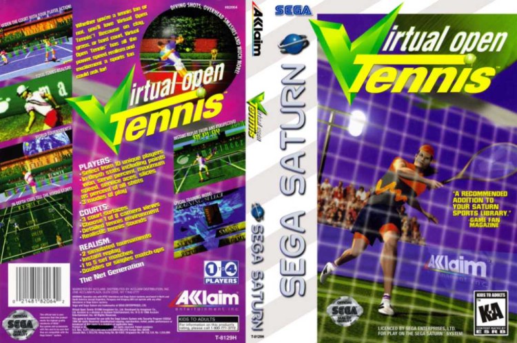 Virtual Open Tennis - Sega Saturn | VideoGameX