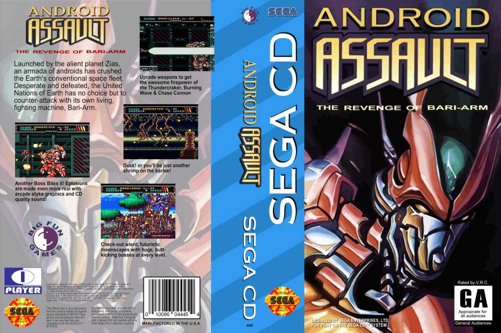 Android Assault for Sega CD deals CIB