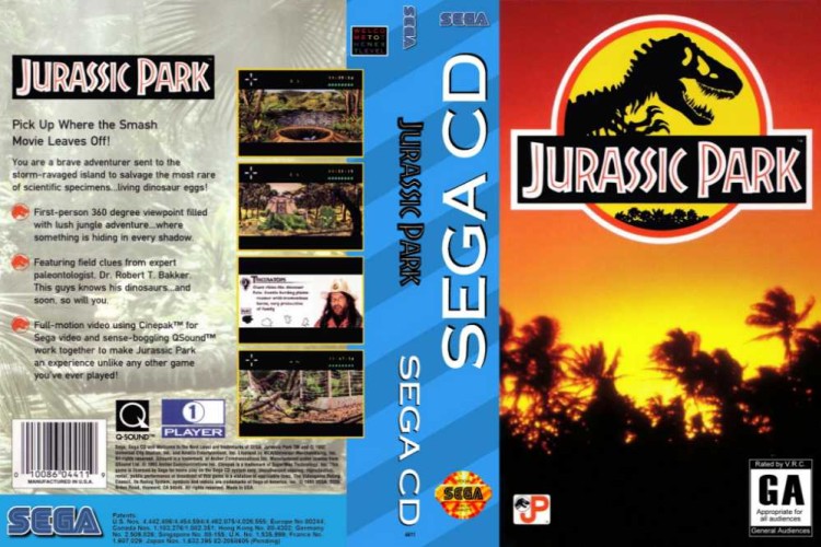 Jurassic Park - Sega CD | VideoGameX