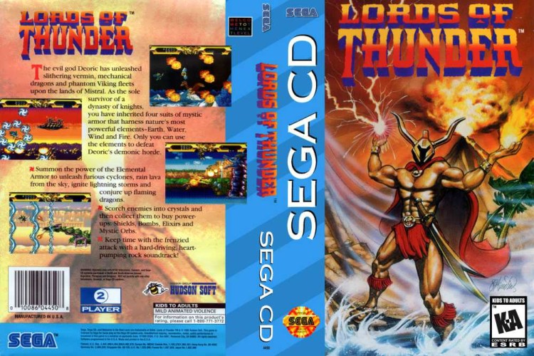 Lords of Thunder - Sega CD | VideoGameX