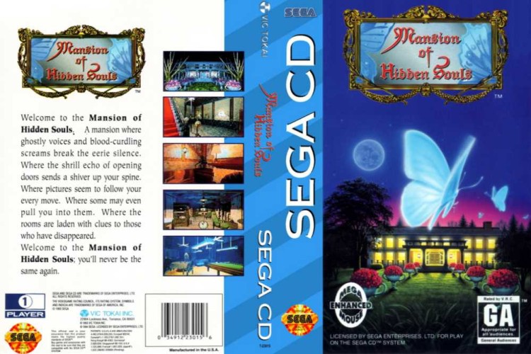 Mansion of Hidden Souls - Sega CD | VideoGameX
