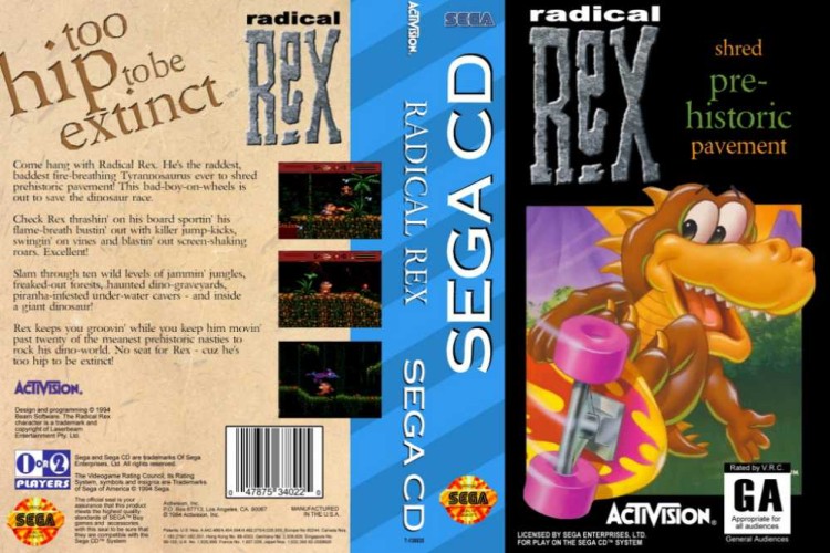 Radical Rex - Sega CD | VideoGameX