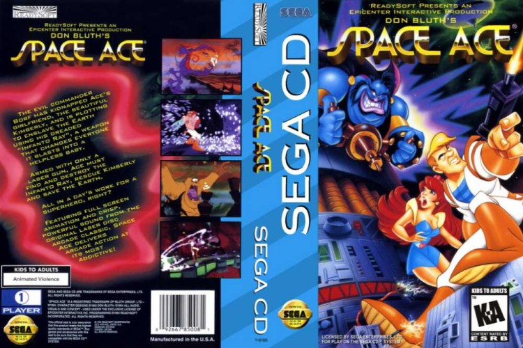 Space Ace - Sega CD | VideoGameX