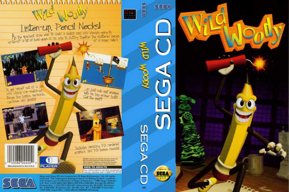 Wild Woody for Sega buy CD