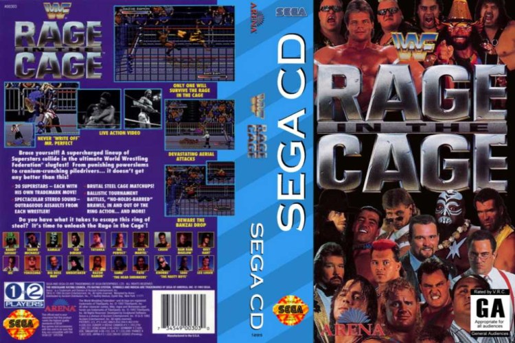 WWF Rage in the Cage - Sega CD | VideoGameX