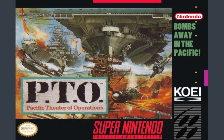 P.T.O. Pacific Theater of Operations - Super Nintendo | VideoGameX