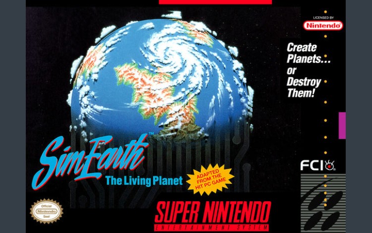 SimEarth: The Living Planet - Super Nintendo | VideoGameX