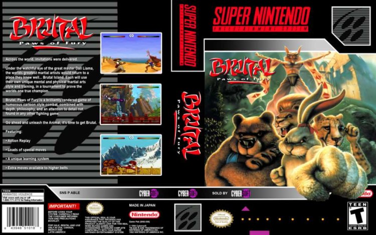 Brutal: Paws of Fury - Super Nintendo | VideoGameX