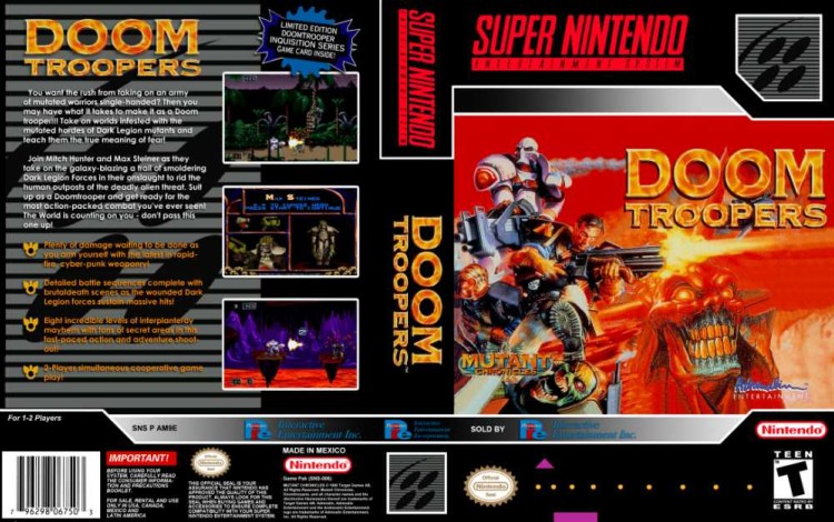 Doom Troopers: Mutant Chronicles - Super Nintendo | VideoGameX