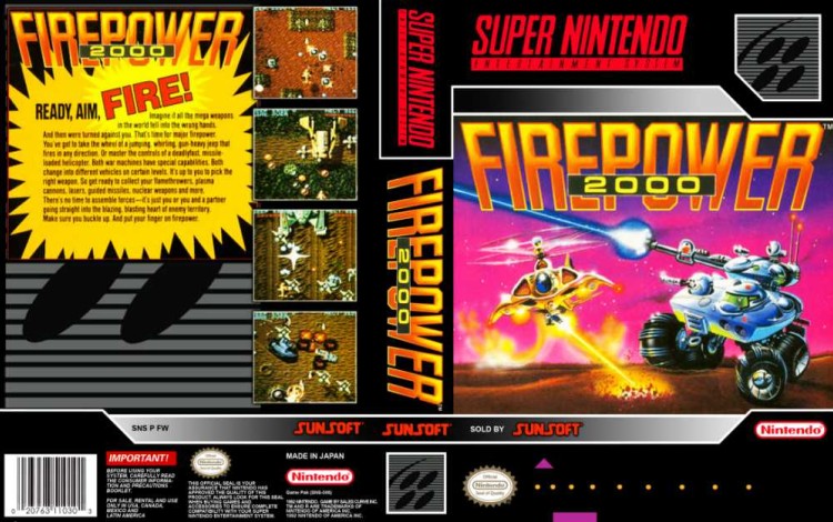 Firepower 2000 - Super Nintendo | VideoGameX