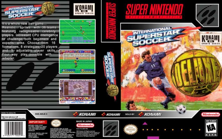 International Superstar Soccer Deluxe - Super Nintendo | VideoGameX