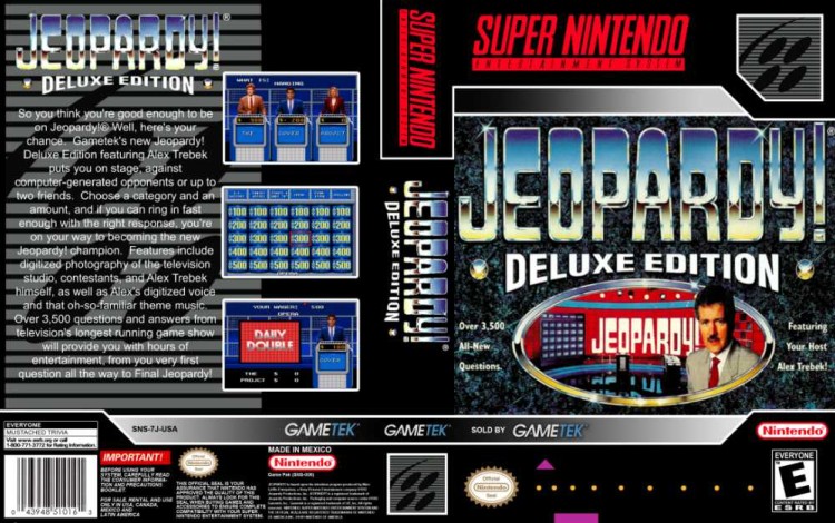 Jeopardy! Deluxe Edition - Super Nintendo | VideoGameX