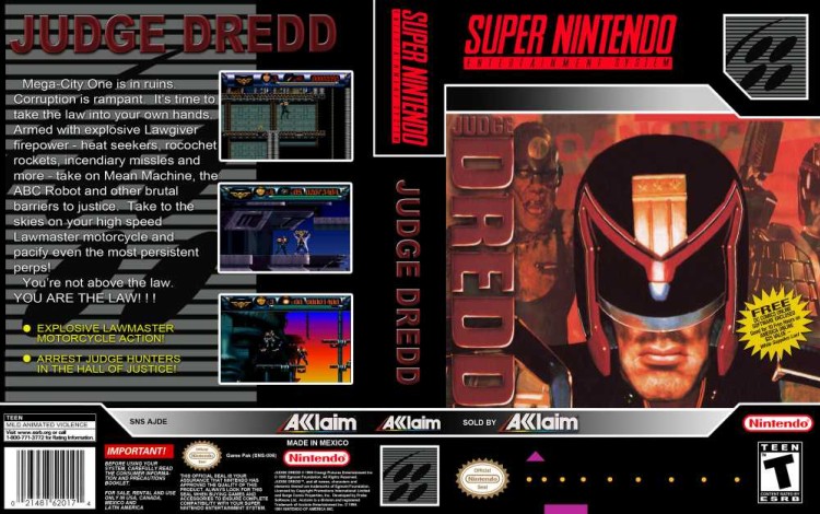 Judge Dredd - Super Nintendo | VideoGameX