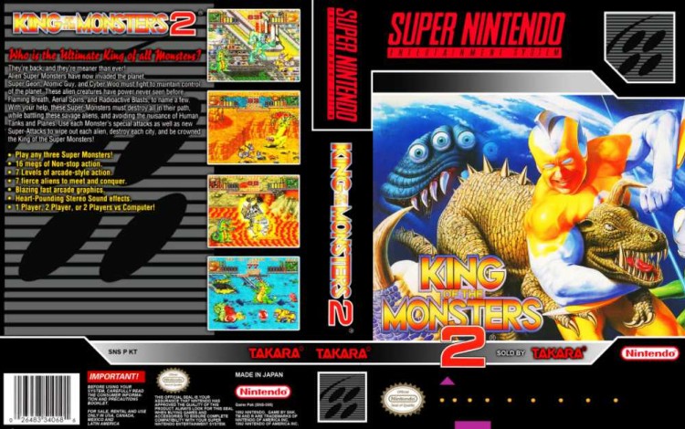 King of the Monsters 2 Super Nintendo SNES Game For Sale