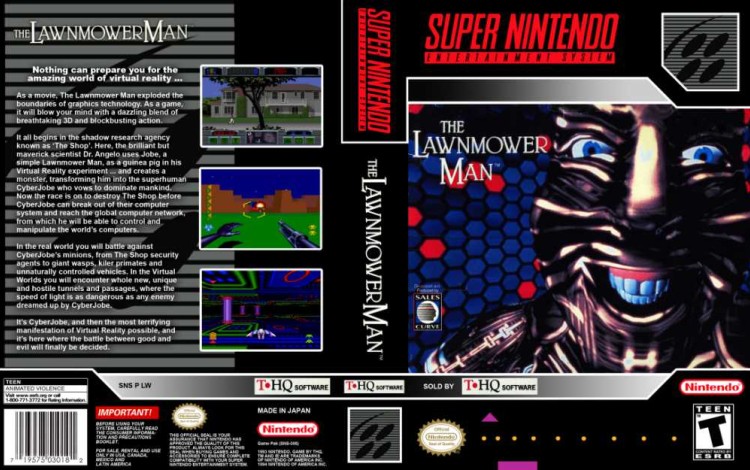 Lawnmower Man, The - Super Nintendo | VideoGameX