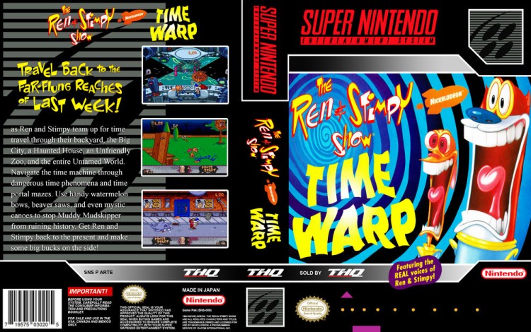 Ren & Stimpy Show: Time Warp, The - Super Nintendo | VideoGameX