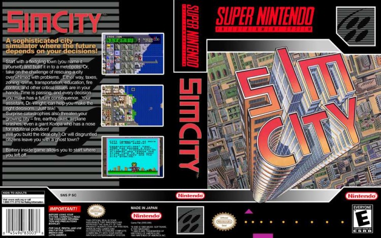 SimCity - Super Nintendo | VideoGameX