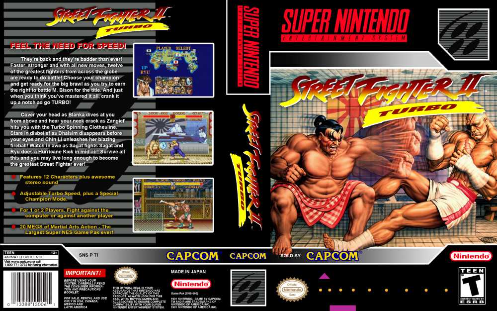 Street Fighter II Turbo - Super Nintendo | VideoGameX