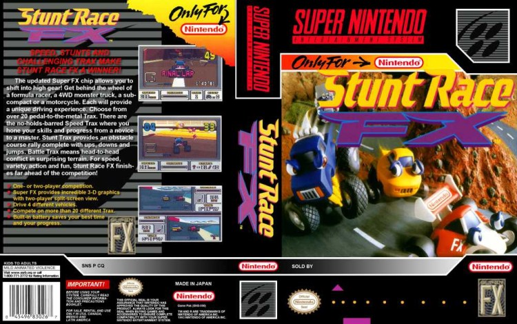 Stunt Race FX - Super Nintendo | VideoGameX