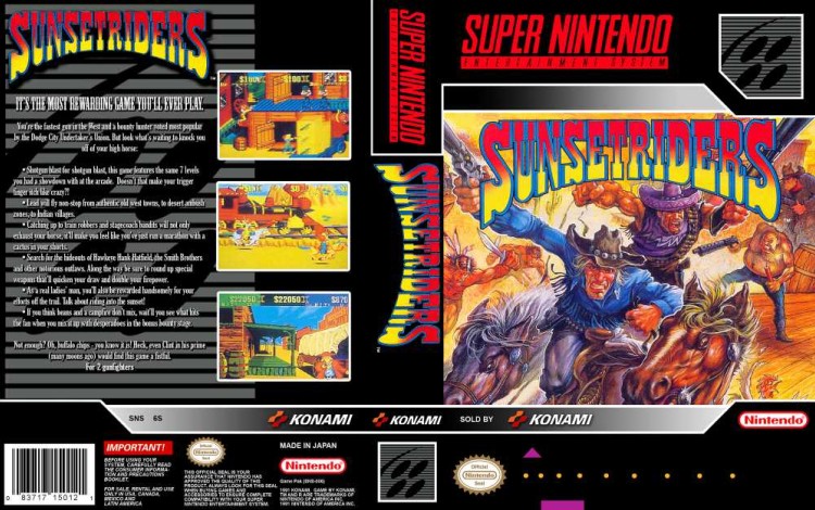 Sunset Riders - Super Nintendo | VideoGameX