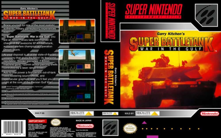 Super Battletank: War in the Gulf - Super Nintendo | VideoGameX