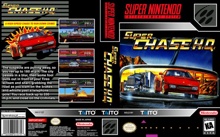 Super Chase HQ - Super Nintendo | VideoGameX