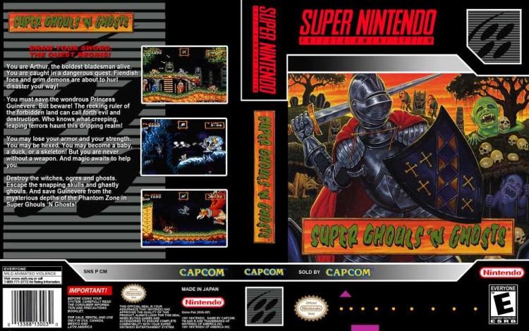 Super Ghouls 'N Ghosts - Super Nintendo | VideoGameX