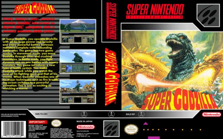 Super Godzilla - Super Nintendo | VideoGameX