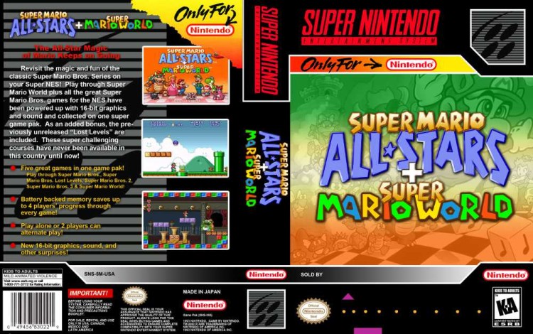 Super Mario All-Stars & Super Mario World - Super Nintendo | VideoGameX