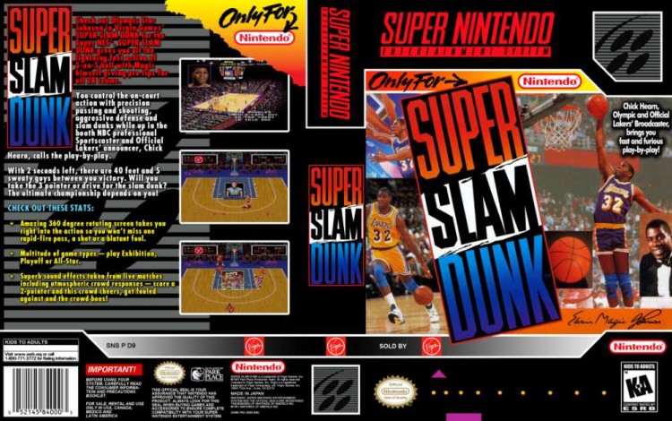 Super Slam Dunk - Super Nintendo | VideoGameX