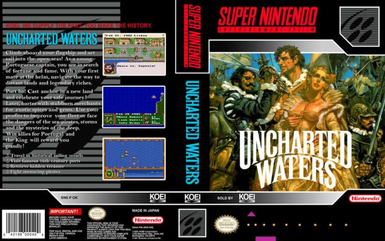 Uncharted Waters - Super Nintendo | VideoGameX