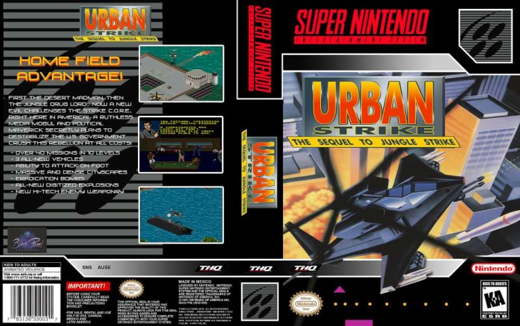 Urban Strike: Sequel To Jungle Strike - Super Nintendo | VideoGameX