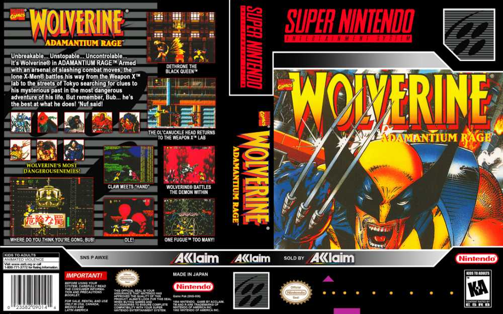 wolverine snes