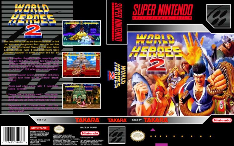 World Heroes 2 - Super Nintendo | VideoGameX