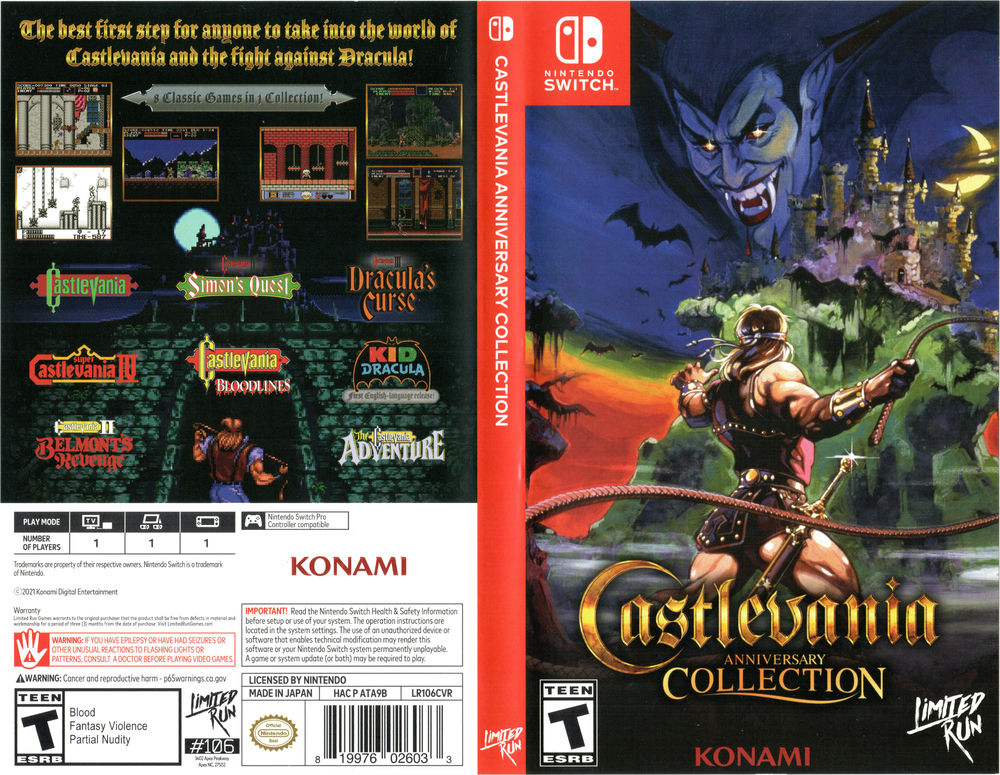 Castlevania: Anniversary Collection - Switch