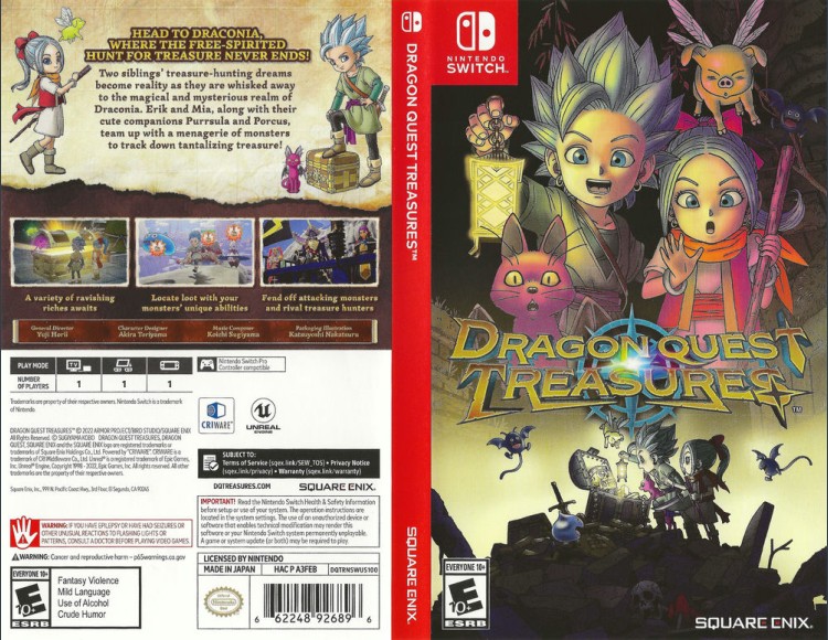 Dragon Quest Treasures - Switch | VideoGameX