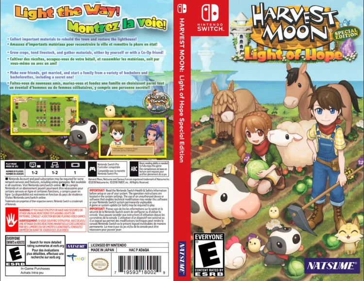 Harvest Moon: Light of Hope - Special Edition - Switch | VideoGameX