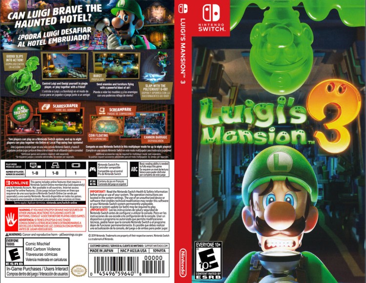 Luigi's Mansion 3 - Switch | VideoGameX