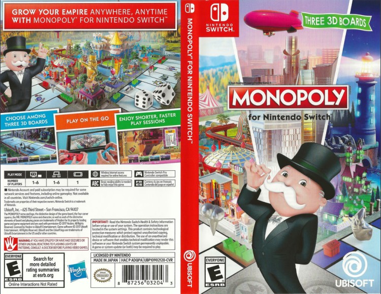 Monopoly for Nintendo Switch - Switch | VideoGameX