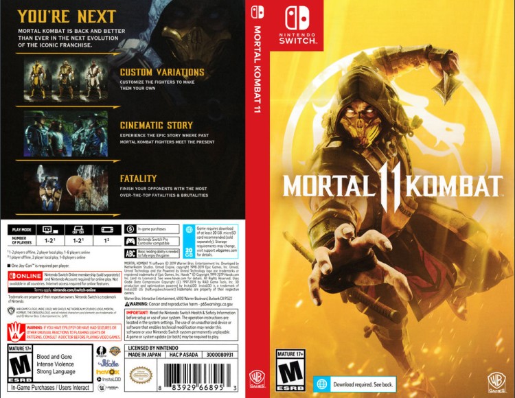 Mortal Kombat 11 - Switch | VideoGameX