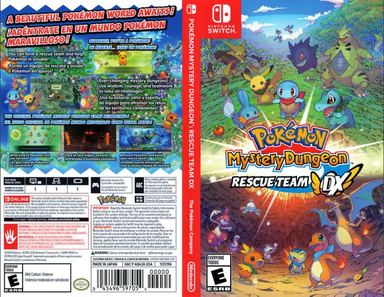 Pokémon Mystery Dungeon: Rescue Team DX - Switch | VideoGameX