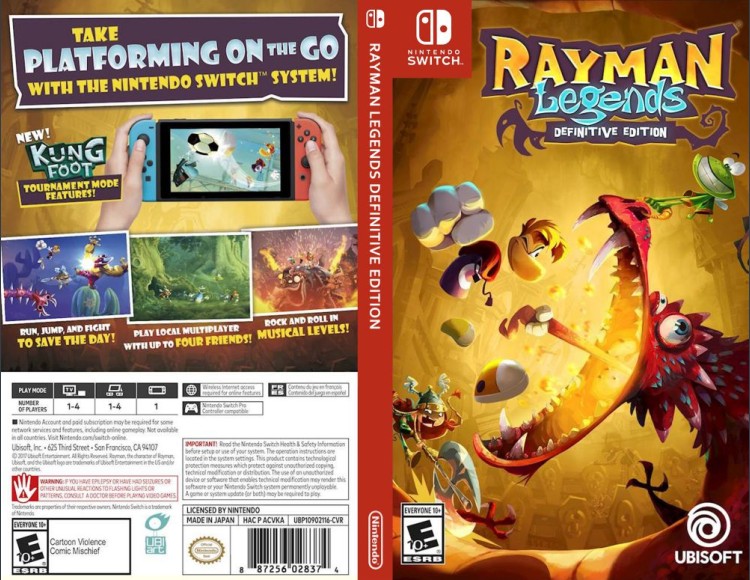 Buy Rayman Legends - Definitive Edition (USA) (Switch) Cheap CD Key