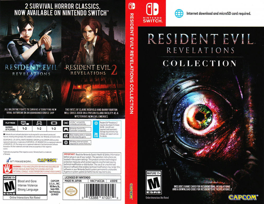 Resident Evil Revelations Collection - Nintendo Switch, Nintendo Switch