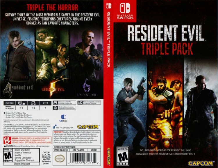 Resident Evil Triple Pack - Switch | VideoGameX