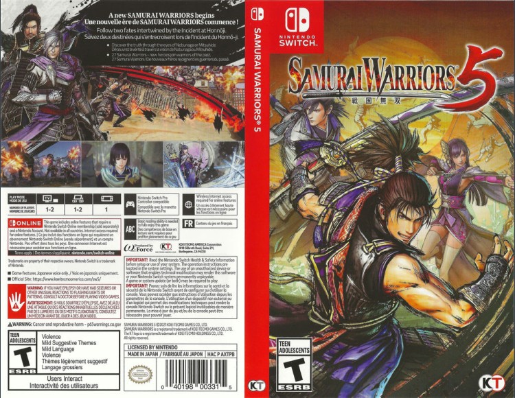 Samurai Warriors 5 - Switch | VideoGameX