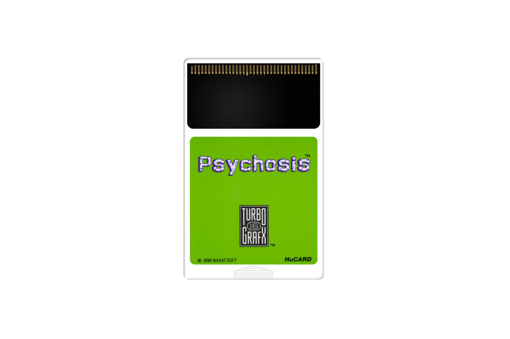 Psychosis store TurboGrafx 16 TG16 Case and Instruction Manual