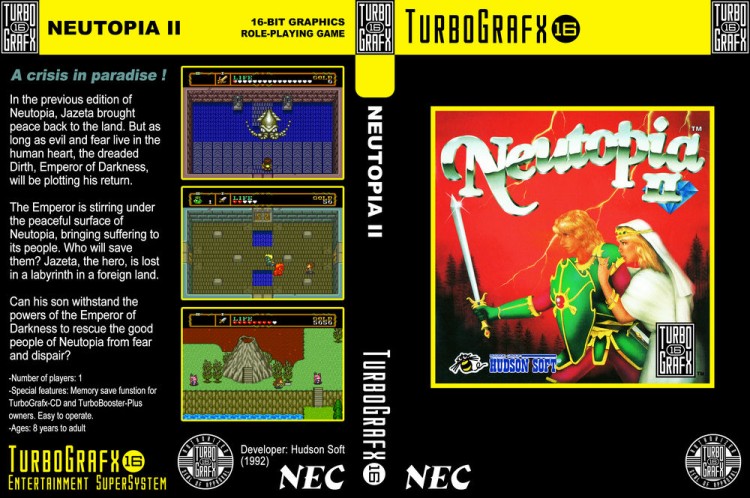 Neutopia II - TurboGrafx 16 | VideoGameX