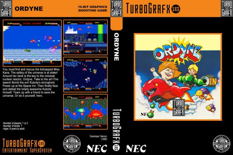 Ordyne - TurboGrafx 16 | VideoGameX