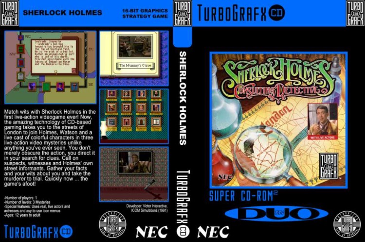 Sherlock Holmes: Consulting Detective [CD-ROM²] - TurboGrafx CD | VideoGameX