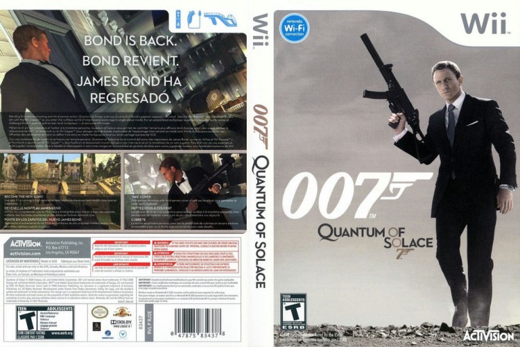 007: Quantum of Solace - Wii | VideoGameX